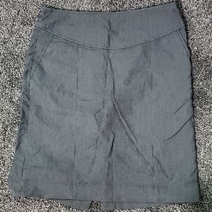 Blue grey skirt